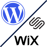 WordPress versus Squarespace and Wix