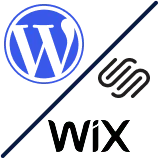 WordPress versus Squarespace and Wix